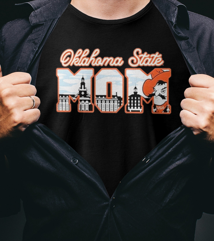 Oklahoma State Mom Campus Cowboys OSU Iconic Imagery T-Shirt