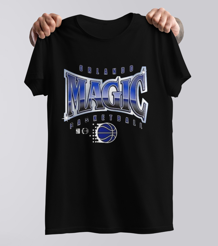 Orlando Magic Basketball Worldwide Glow Up Retro NBA Sports Fan Apparel T-Shirt