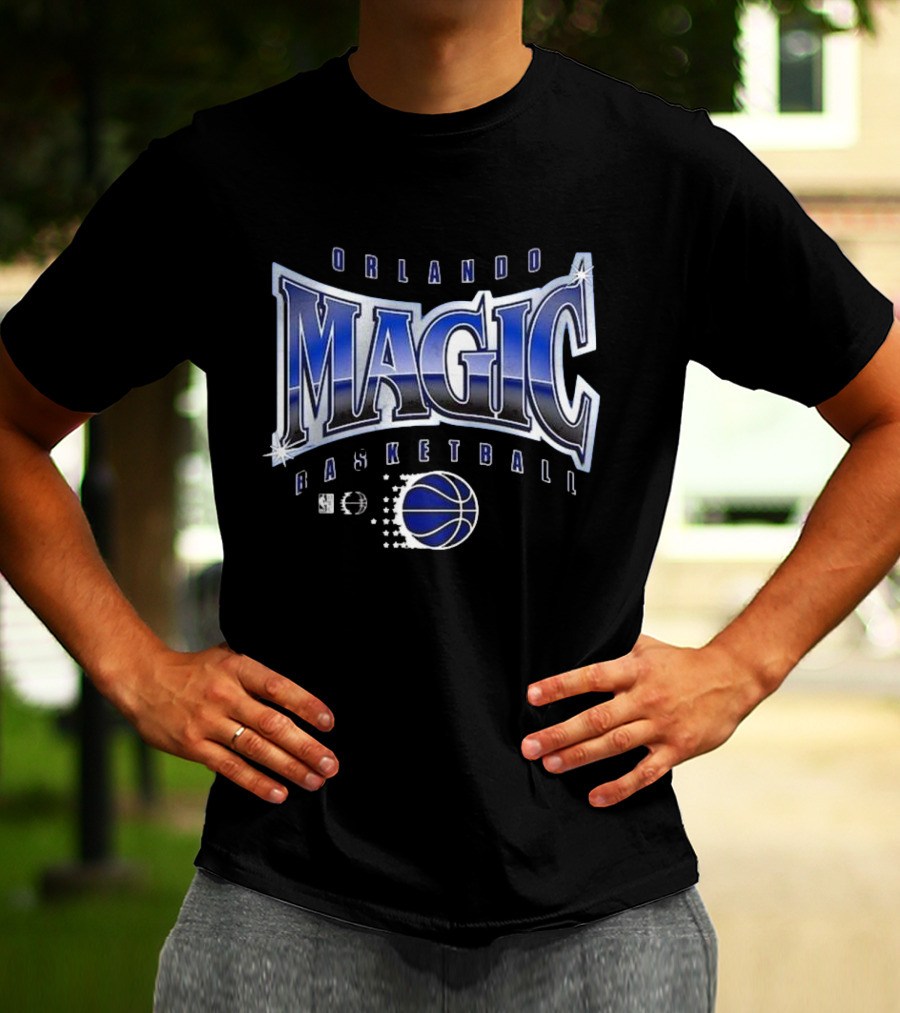 Orlando Magic Basketball Worldwide Glow Up Retro NBA Sports Fan Apparel T-Shirt