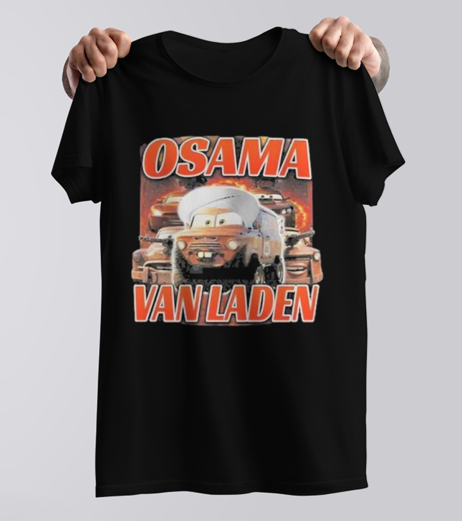 Osama Van Laden Cars Parody T-Shirt