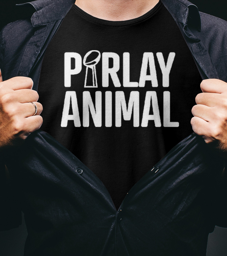 Parlay Animal Football Trophy Icon Design T-Shirt
