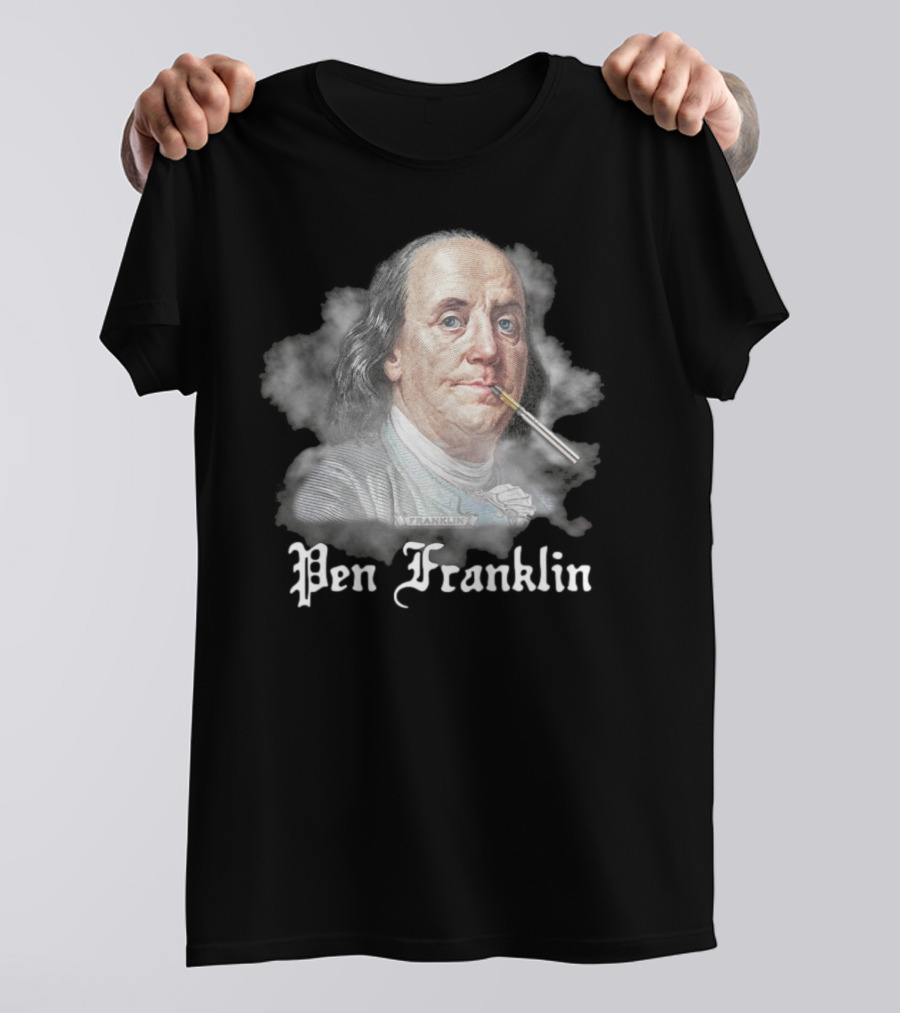 Pen Franklin 2025 Historical Parody Theme T-Shirt