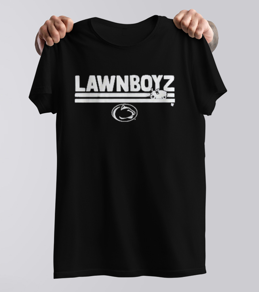 Penn State Lawn Boyz Football College Team Emblem T-Shirt