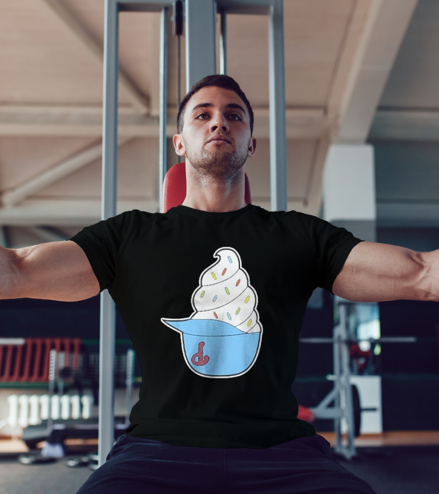 Philadelphia Phillies Ice Cream Helmet With Sprinkles T-Shirt