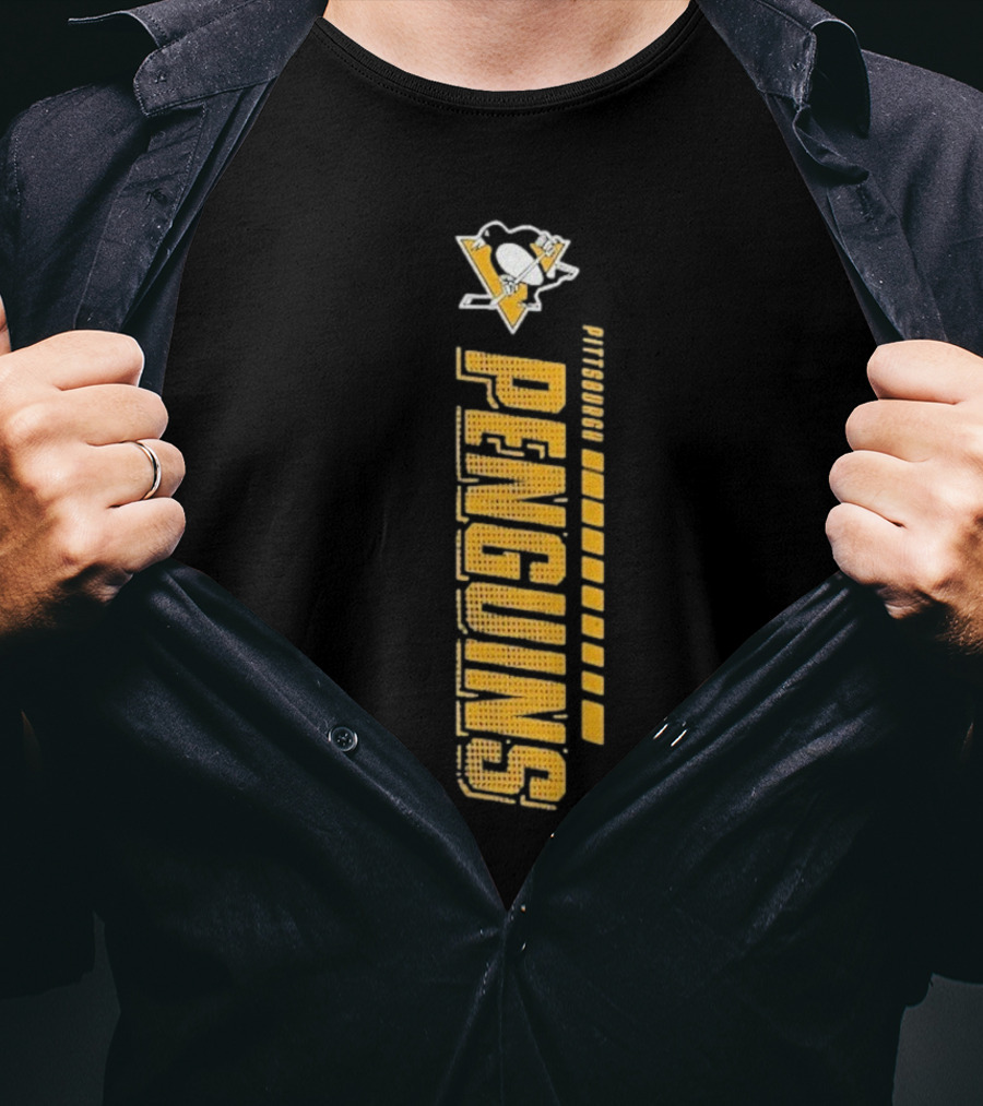 Pittsburgh Penguins Team Hockey NHL Iconic Atmosphere T-Shirt