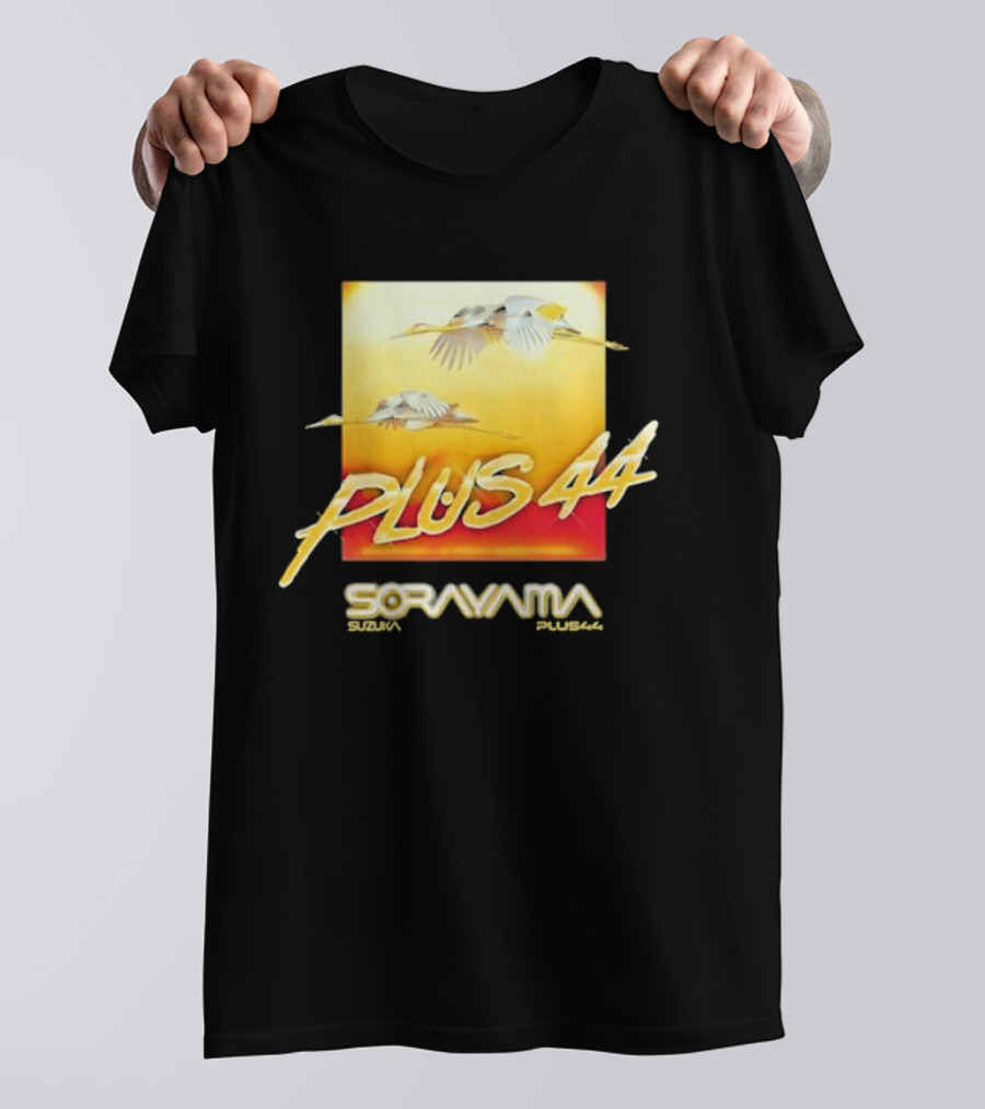 Plus 44 Sorayama Sunset With Cranes T-Shirt