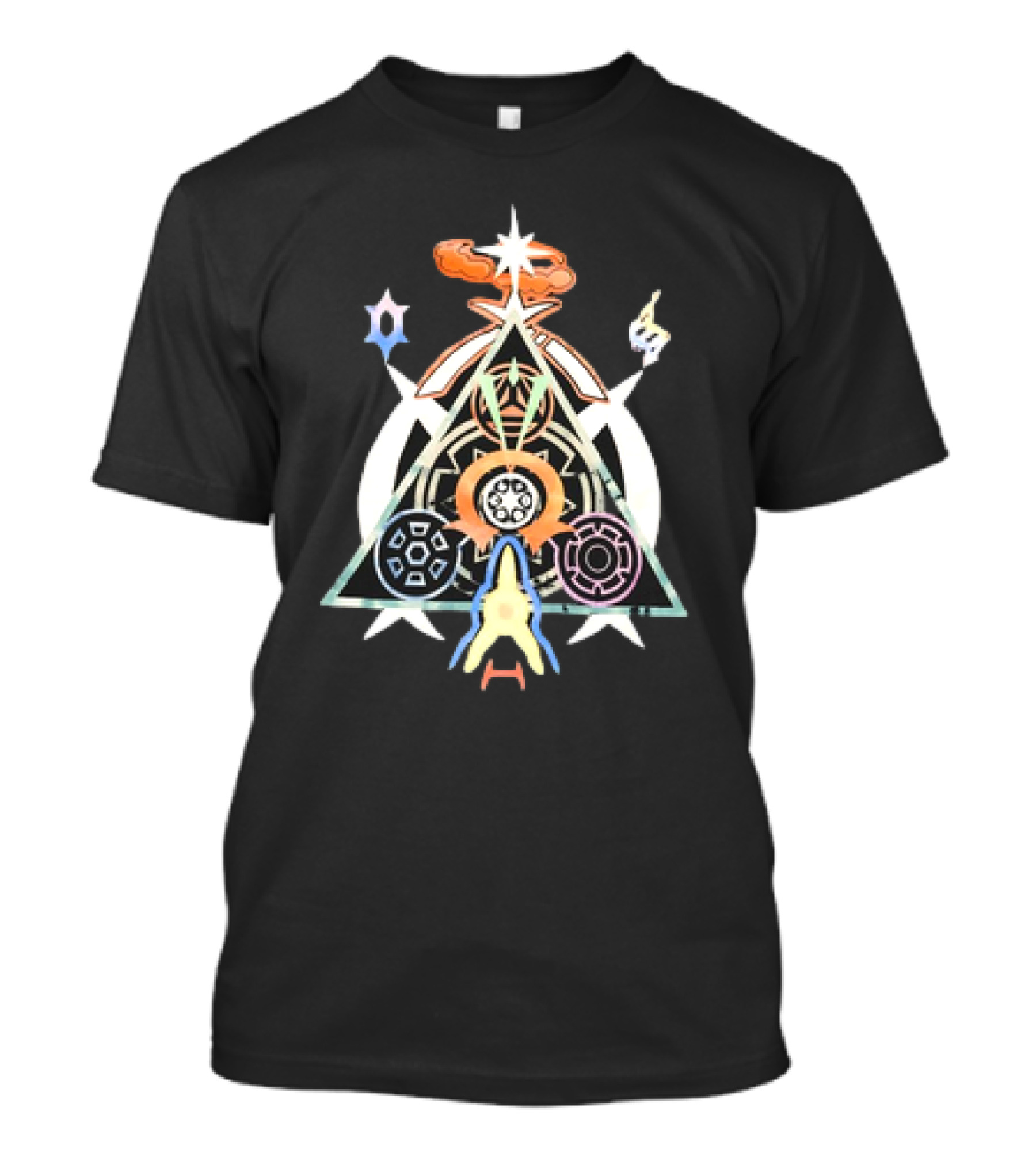 Pokemon Legendary Trio And Unown Symbols T-Shirt