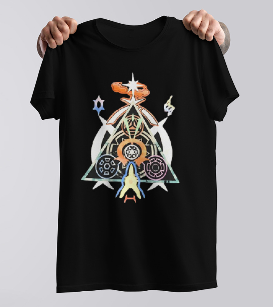 Pokemon Legendary Trio And Unown Symbols T-Shirt