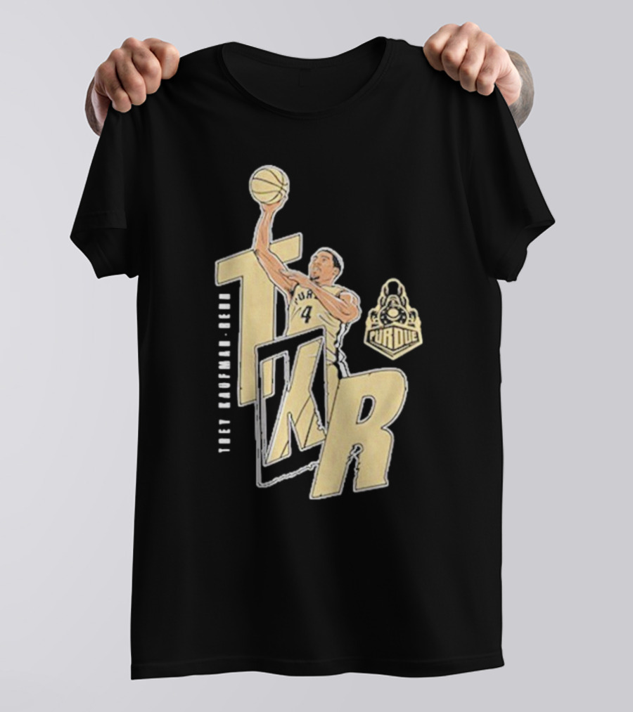 Purdue Basketball Trey Kaufman-Renn TKR Iconic Dunk T-Shirt