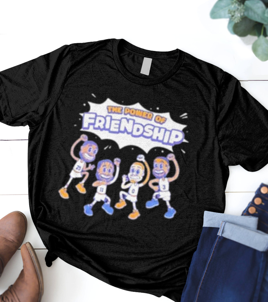 The Power Of Friendship New York Knicks Basketball Characters T-Shirt