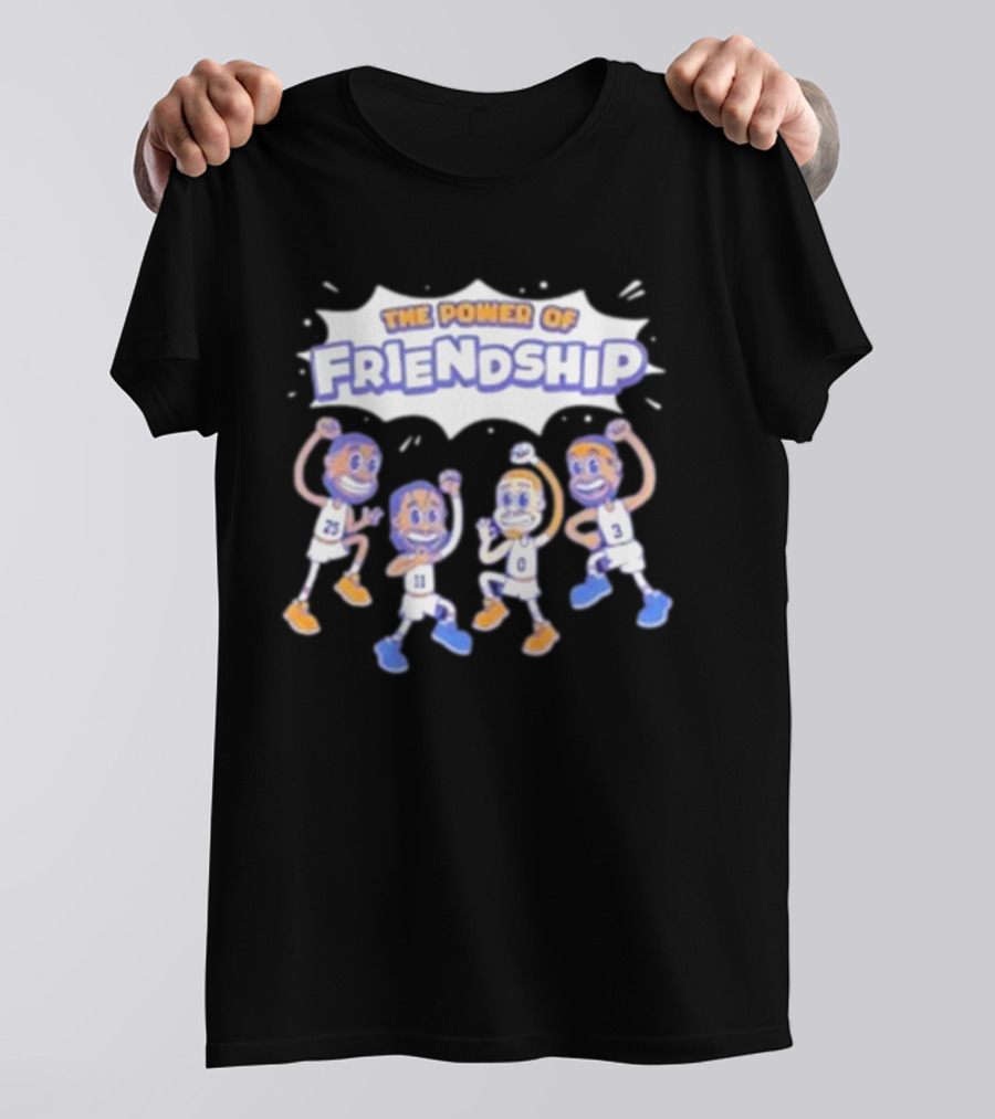 The Power Of Friendship New York Knicks Basketball Characters T-Shirt