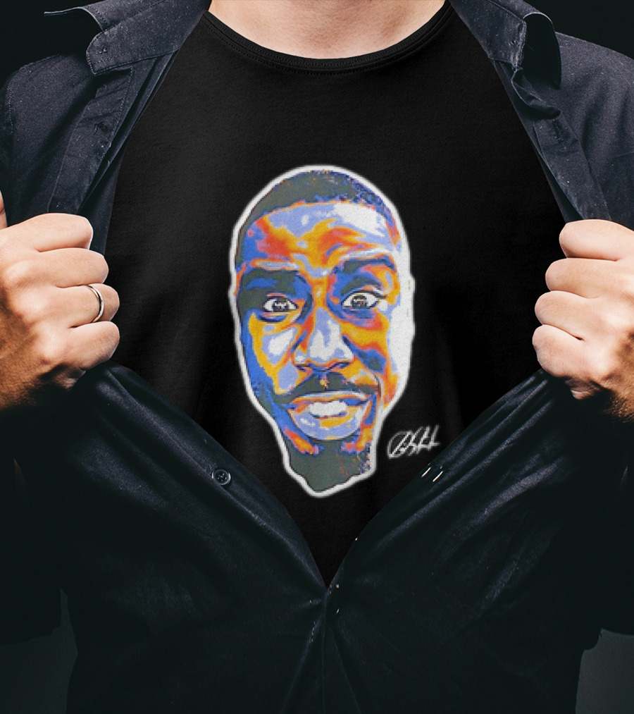 Premi Sterlin Vibrant Expression Face Art T-Shirt