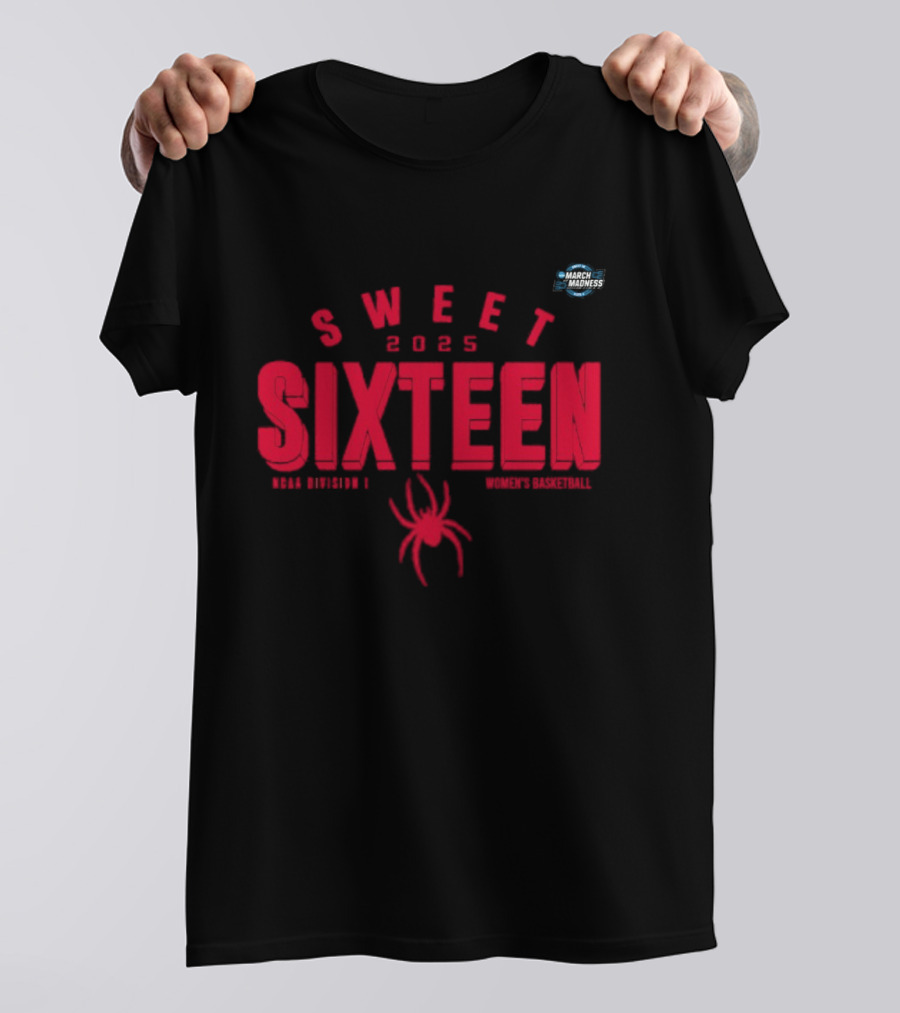 Richmond Spiders Sweet Sixteen 2025 NCAA Women’s Basketball Tournament March Madness T-Shirt