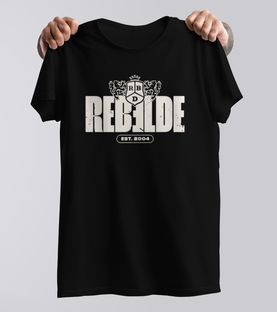 Rebelde RBD Emblem Est 2004 Crest Logo T-Shirt