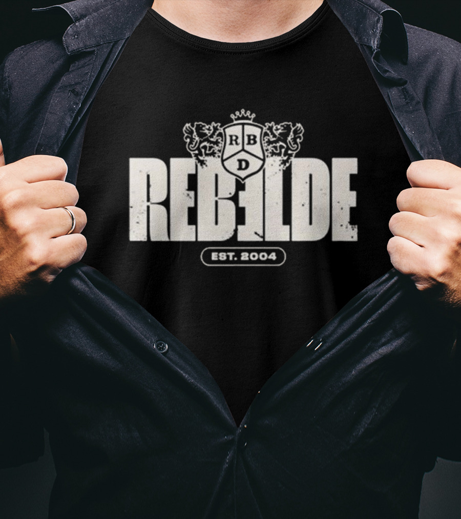 Rebelde RBD Emblem Est 2004 Crest Logo T-Shirt