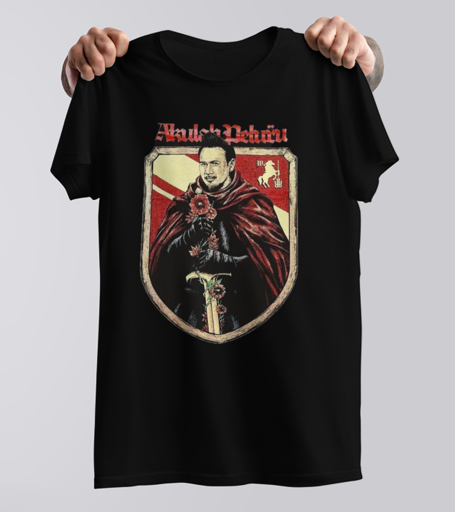 Rebellion Rose X Jrd Sid Akulah Peluru 2025 Knight Rose Emblem T-Shirt