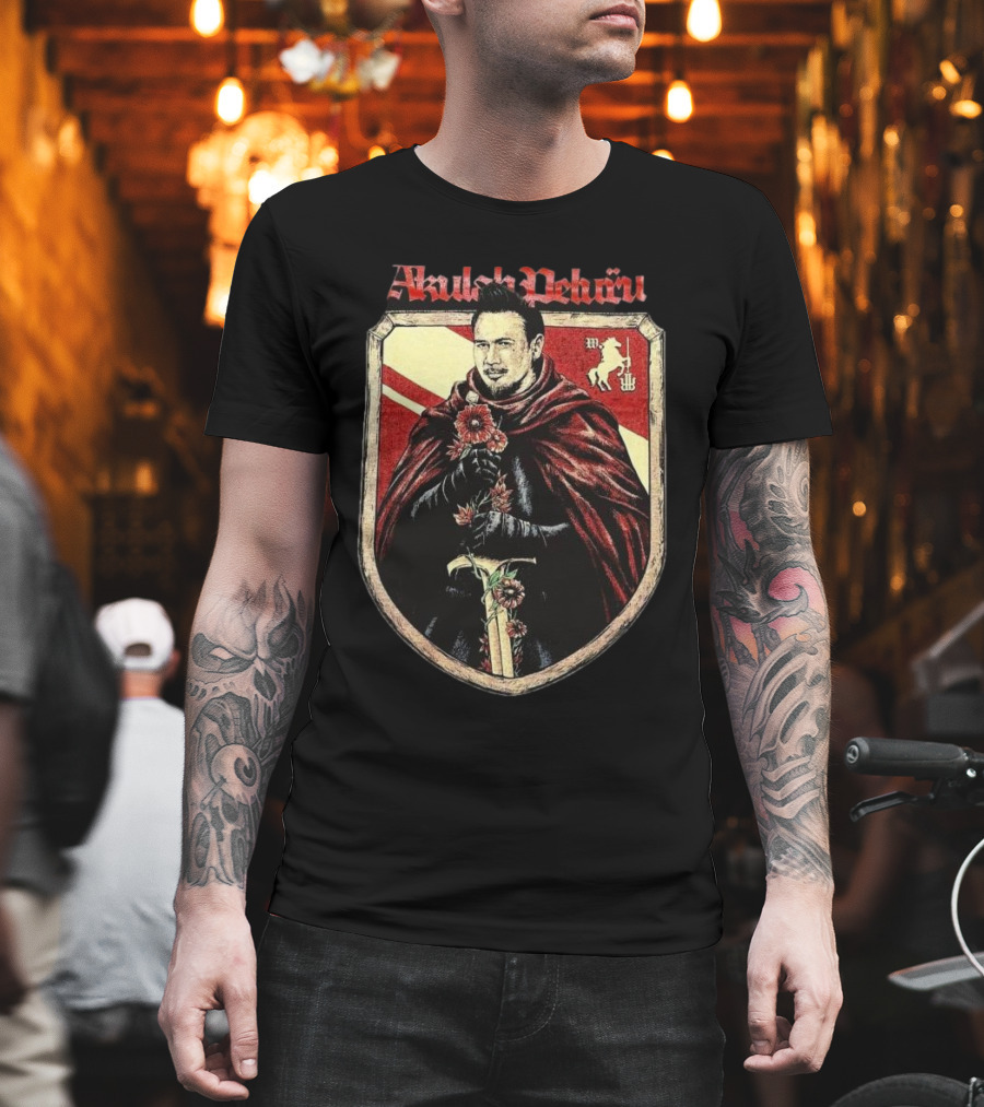 Rebellion Rose X Jrd Sid Akulah Peluru 2025 Knight Rose Emblem T-Shirt