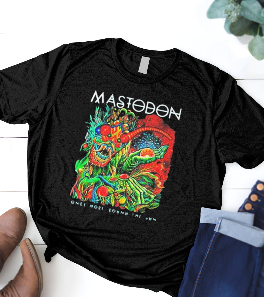 Mastodon Once More Round The Sun Psychedelic Artwork T-Shirt