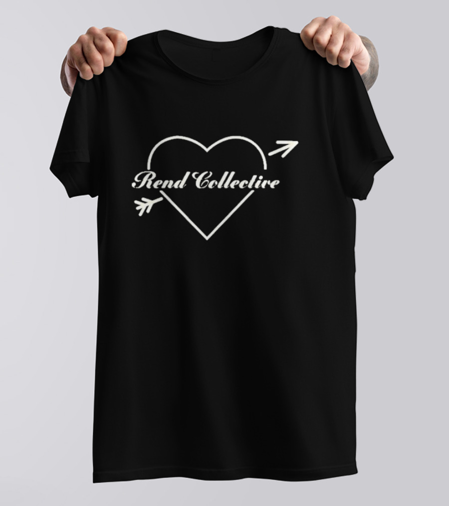 Rend Collective Heart Arrow Valentine Design T-Shirt
