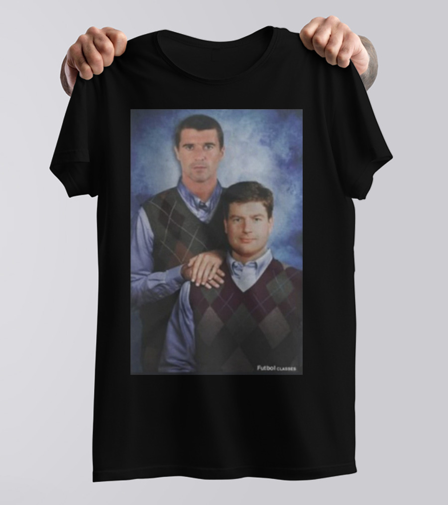 Roy Keane Denis Irwin Futbol Classics T-Shirt
