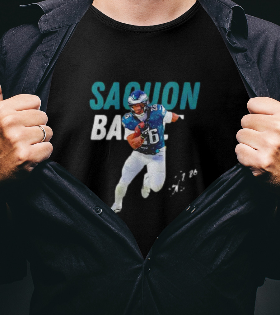 Saquon Barkley Philadelphia Eagles 26 Signature Edition T-Shirt