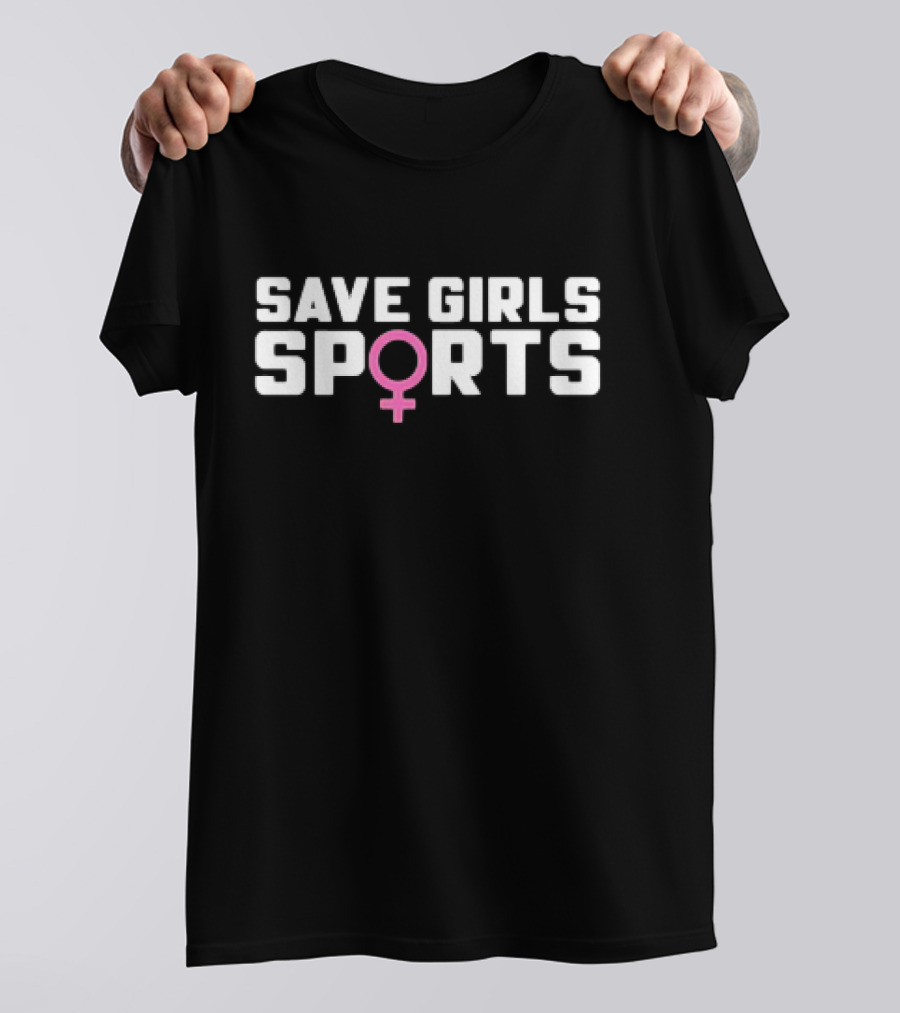 Save Girls Sports Transphobic T-Shirt