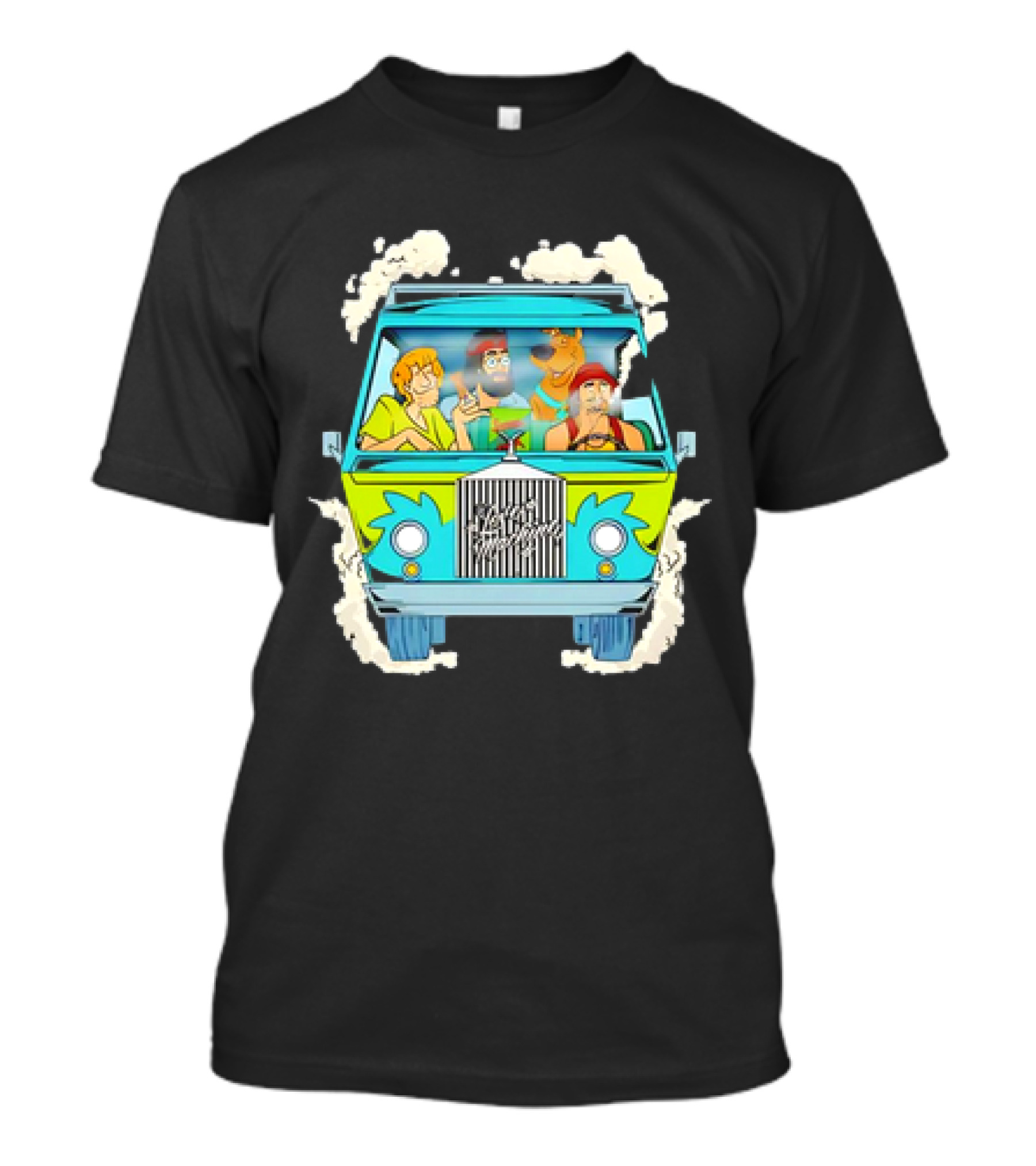 Scooby DOOBIE Doo Mystery Machine Vintage Smoke Adventure T-Shirt
