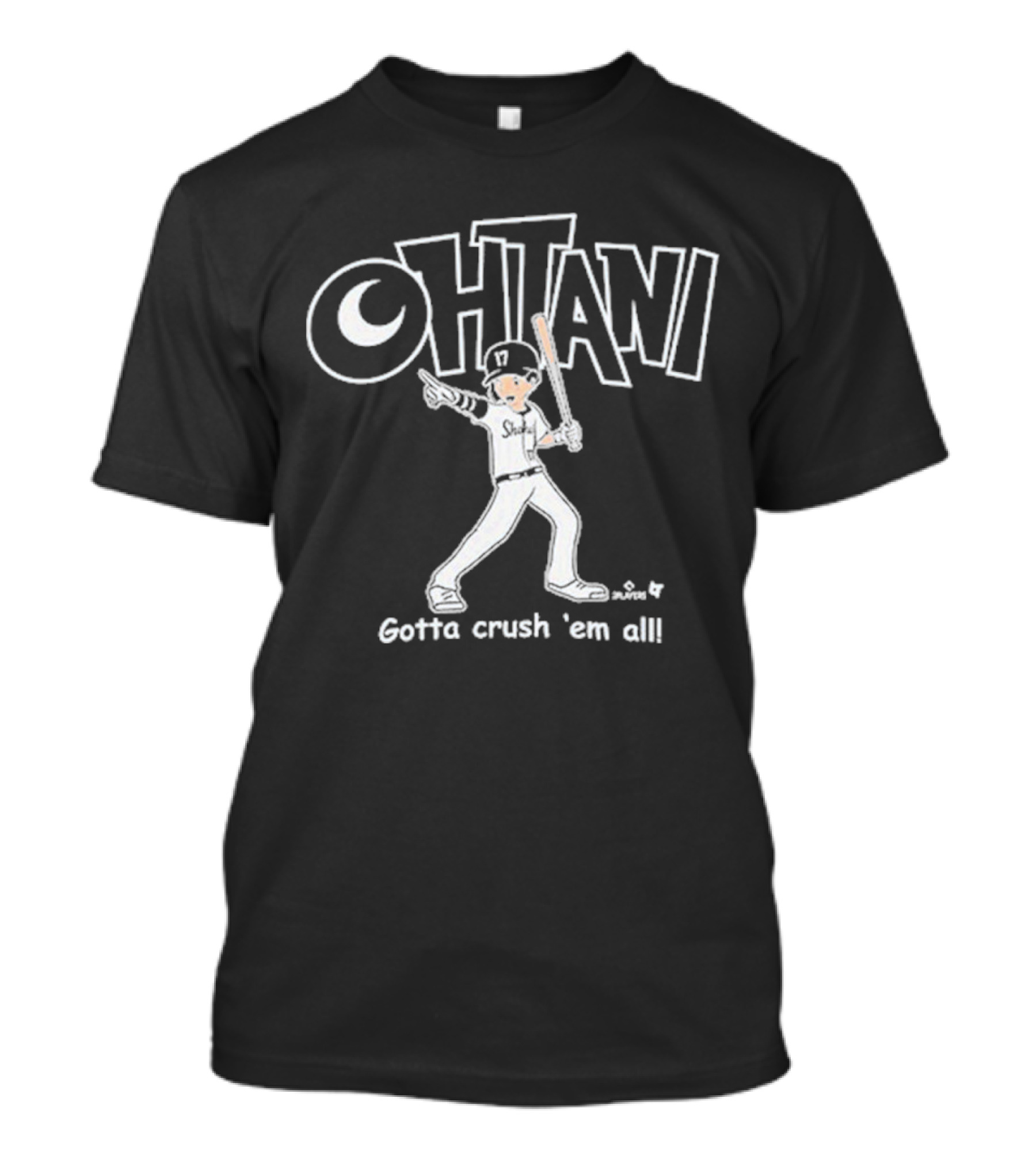 Shohei Ohtani Baseball Gotta Crush 'Em All T-Shirt
