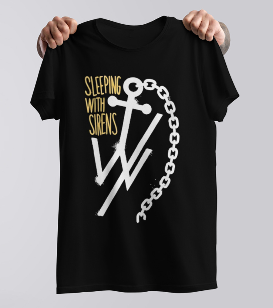 Sleeping With Sirens Anchor Chain Apparel T-Shirt