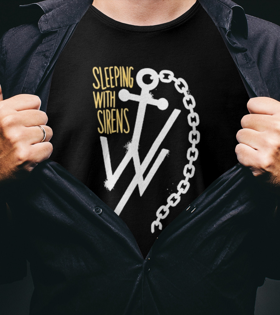 Sleeping With Sirens Anchor Chain Apparel T-Shirt