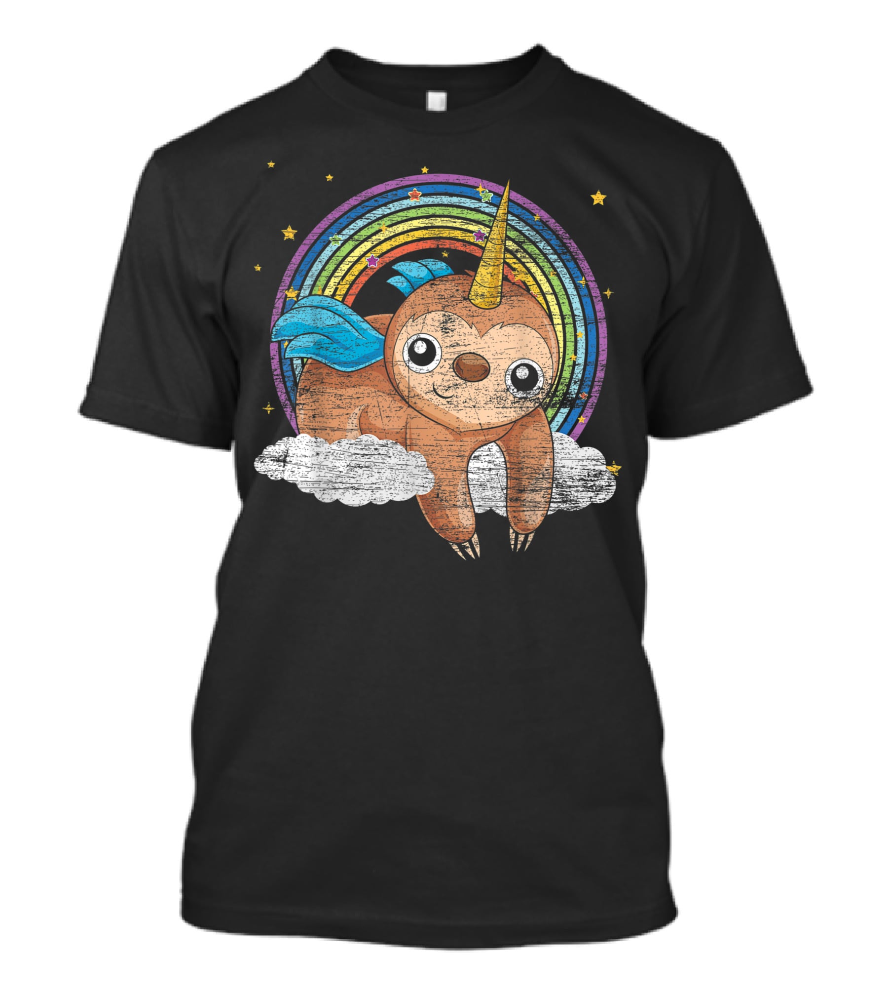 Slothicorn Unicorn Rainbow Magical Animal Zoo Lover T-Shirt