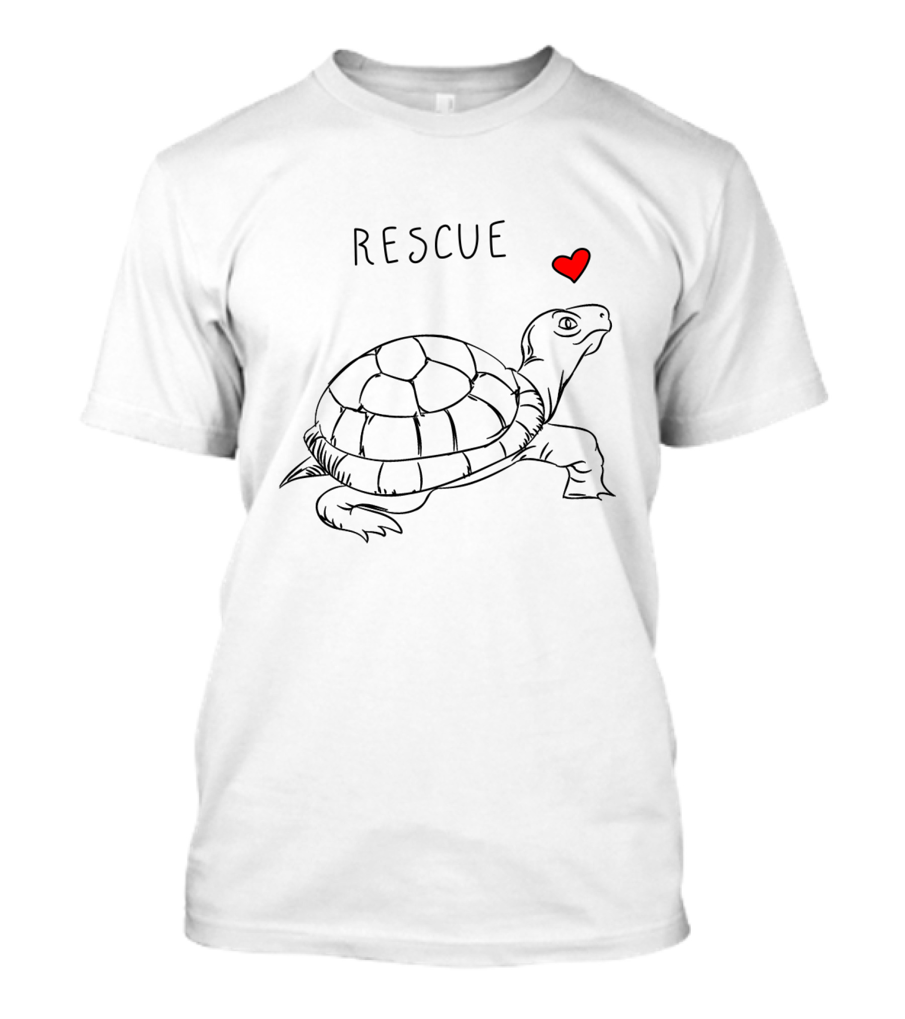 RESCUE Turtle Heart T-Shirt