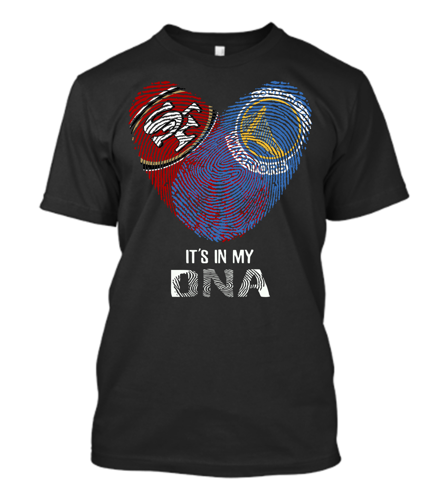 49ers Golden State Warriors It's In My DNA T-Shirt