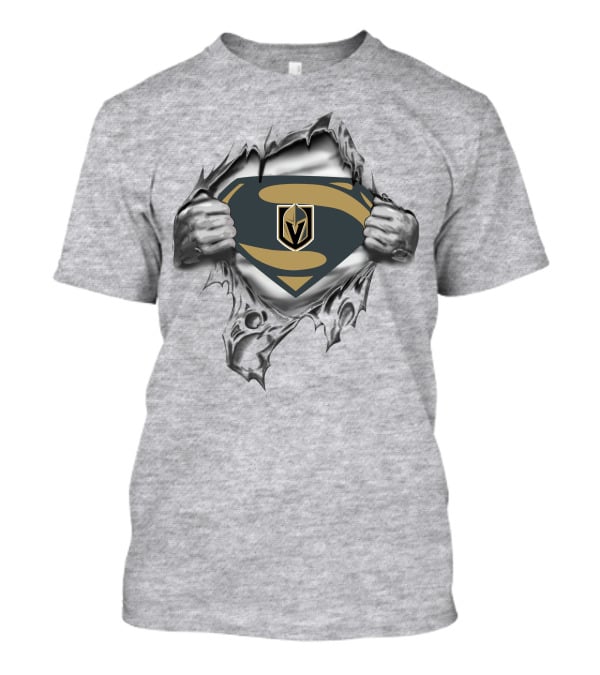 Vegas Golden Knights Superman Crest T-Shirt