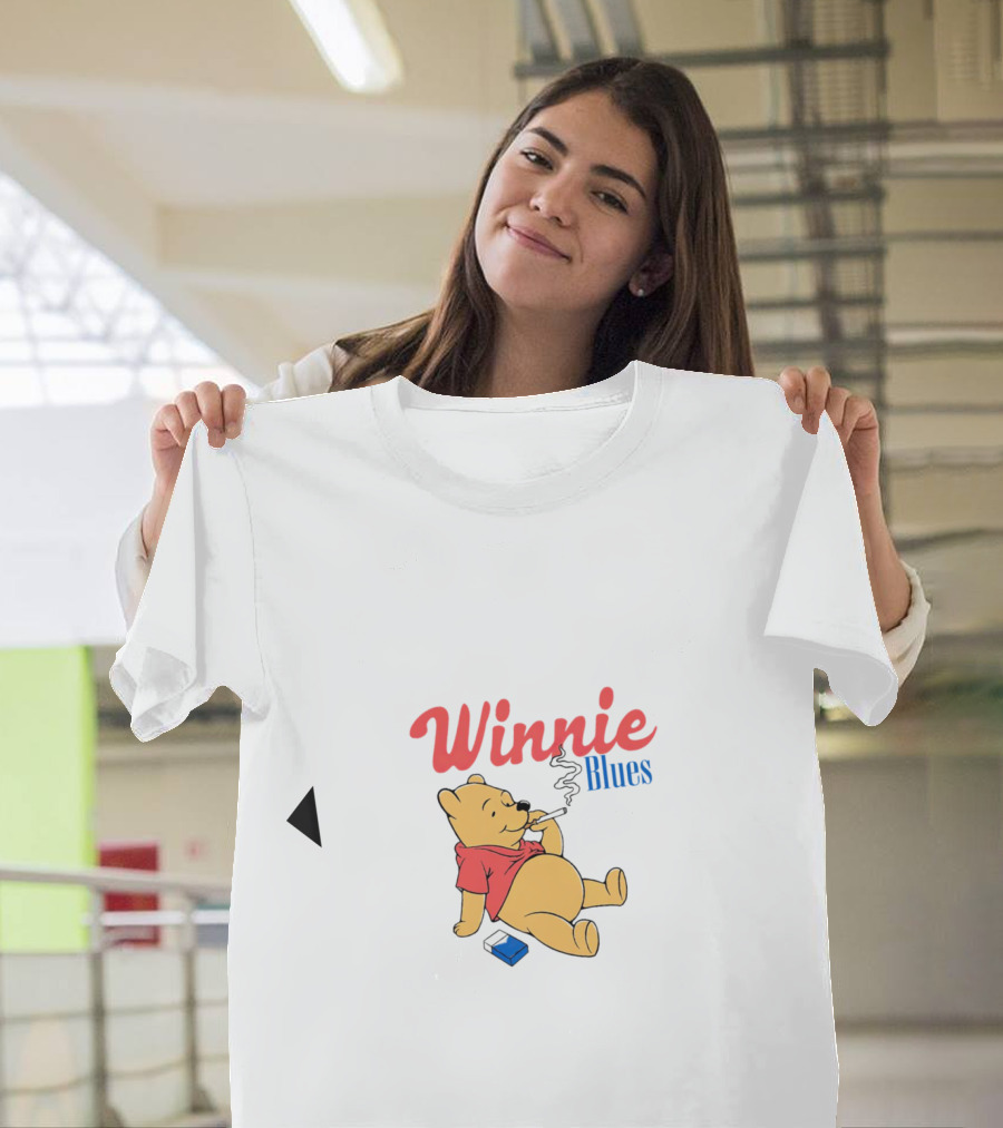 Winnie Blues Smoking Pooh T-Shirt
