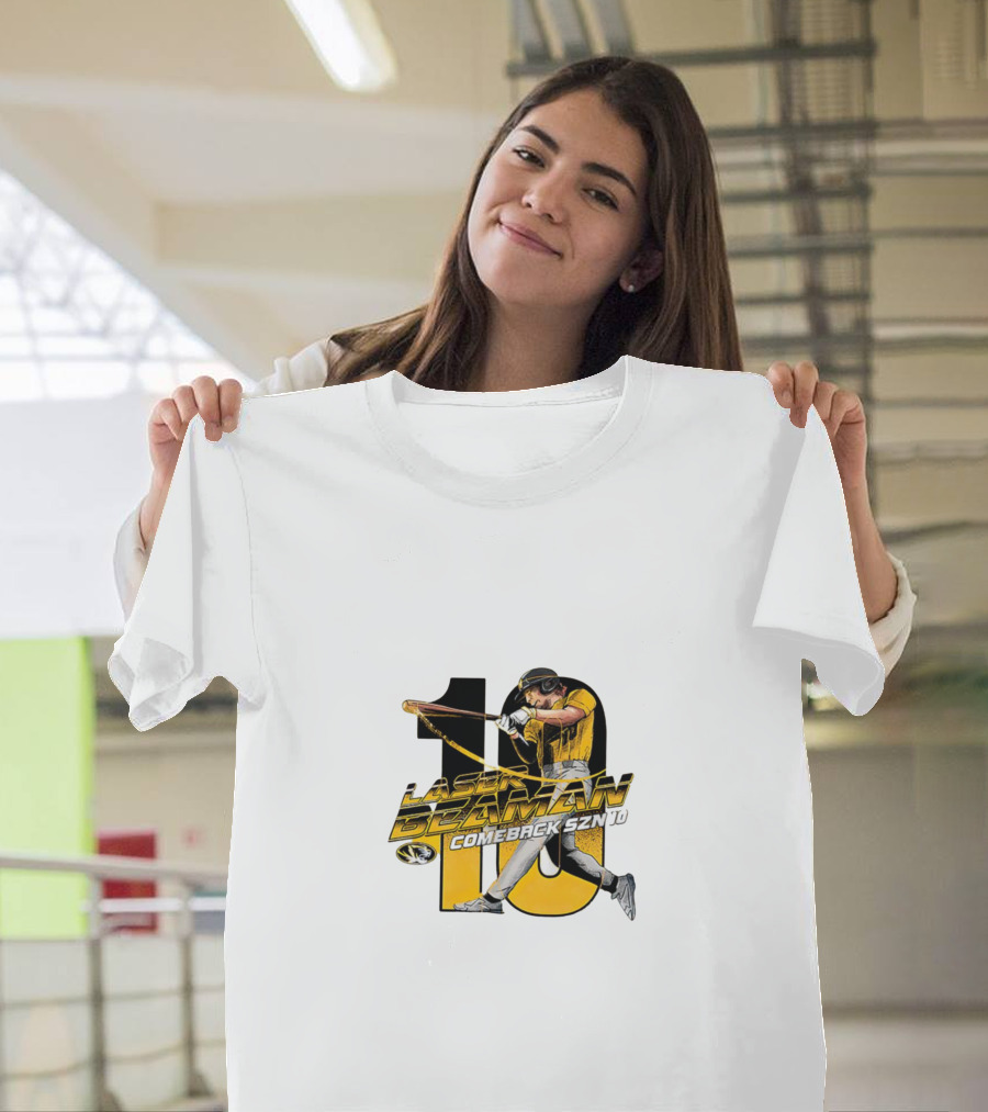Laser Beaman Comeback SZN Missouri Baseball T-Shirt