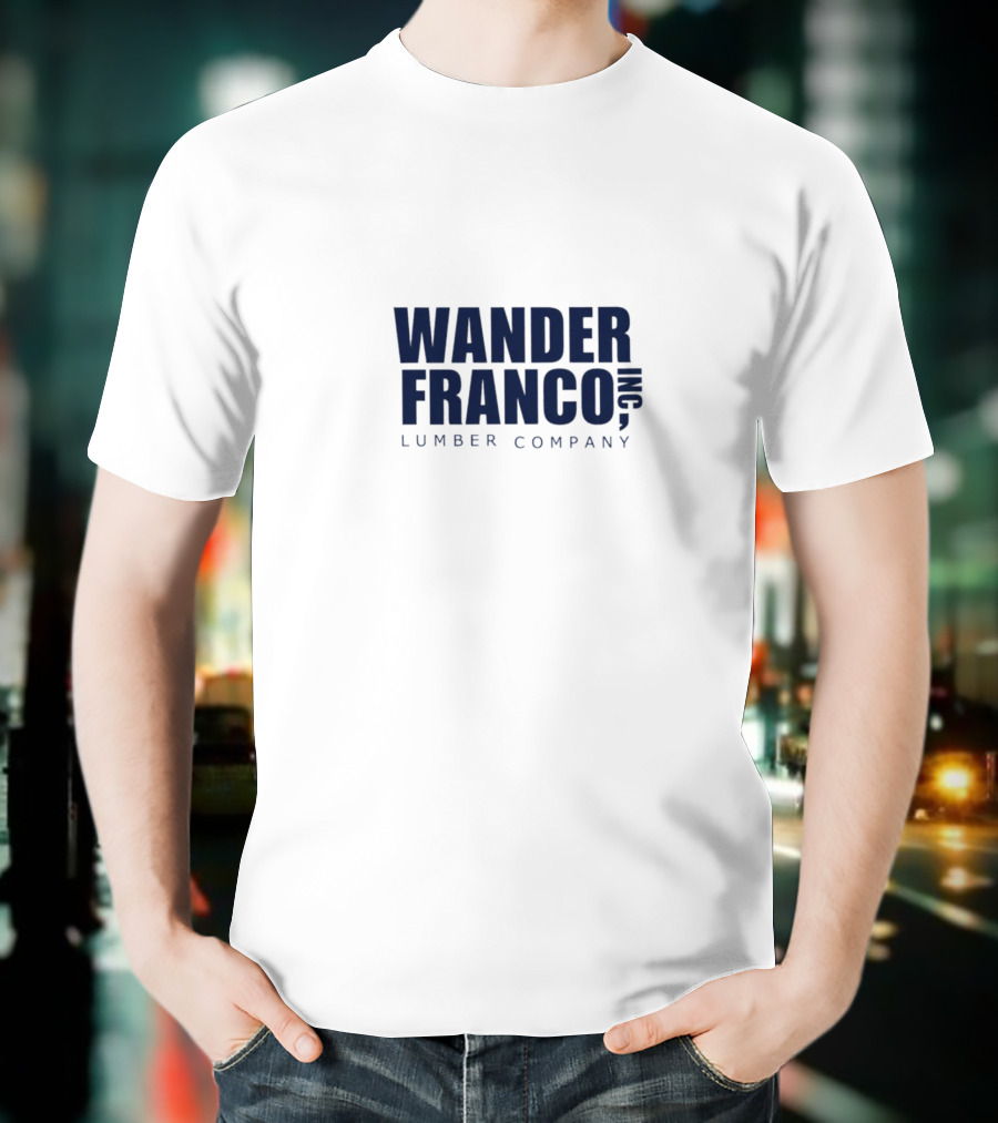 Wander Franco Inc Lumber Company Tampa Bay Rays T-Shirt