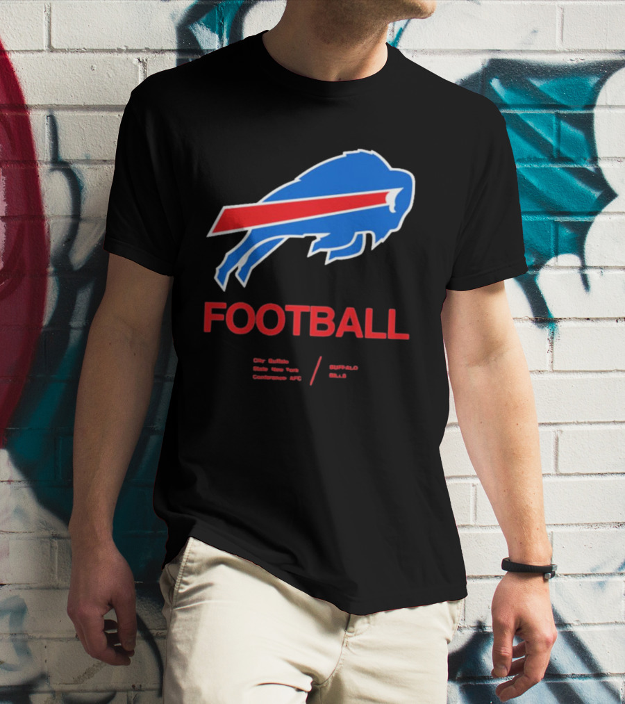 Buffalo Bills Football Marissa Figueroa Wears T-Shirt