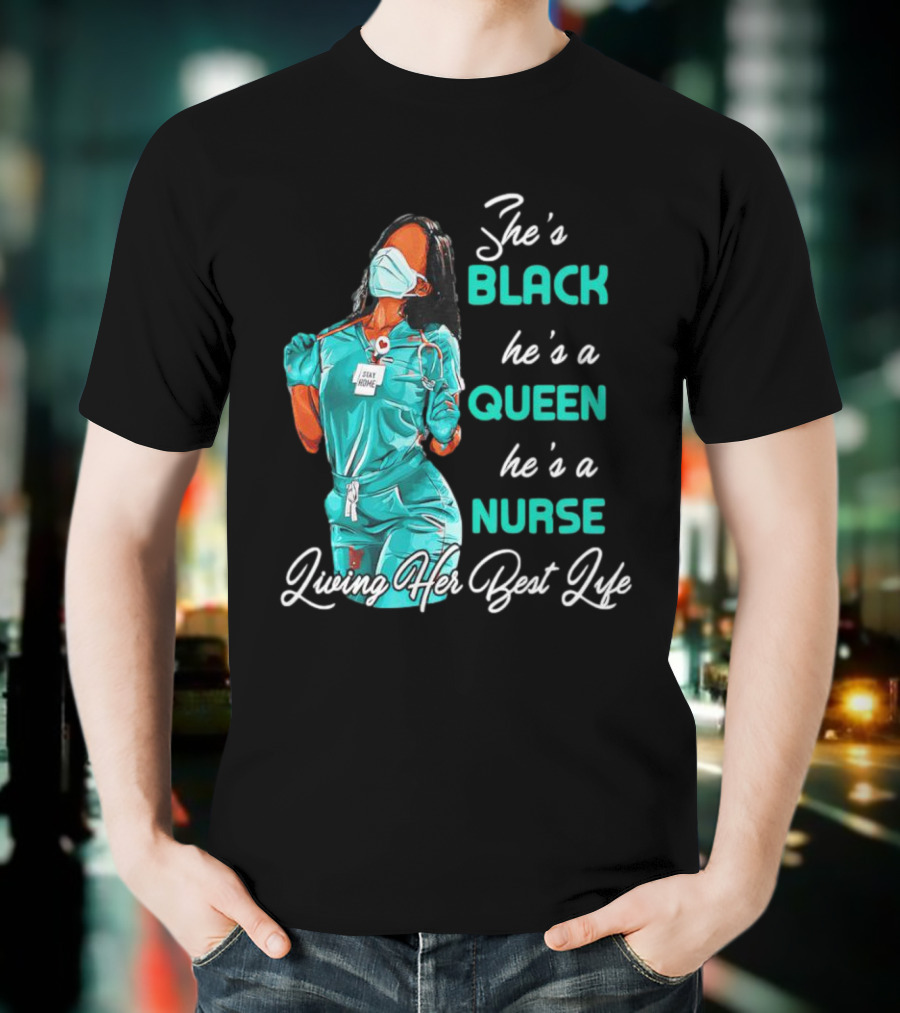 BLACK QUEEN NURSE Doing Her Thing T-Shirt