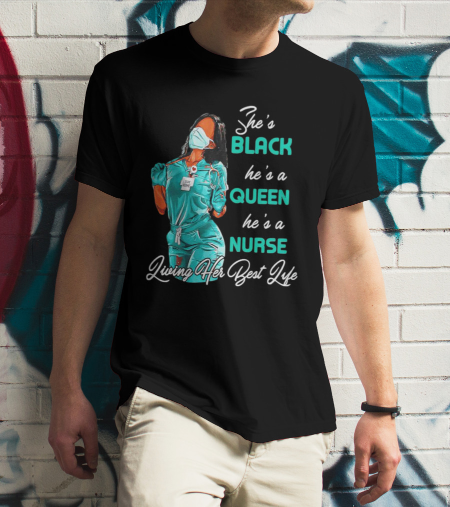 BLACK QUEEN NURSE Doing Her Thing T-Shirt