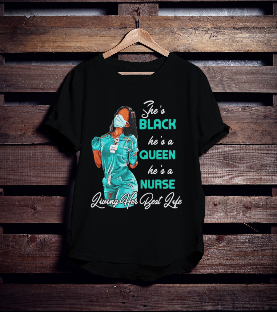 BLACK QUEEN NURSE Doing Her Thing T-Shirt