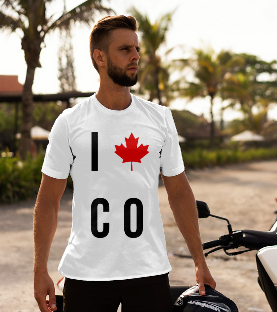 I Love Colorado Maple Leaf Co T-Shirt