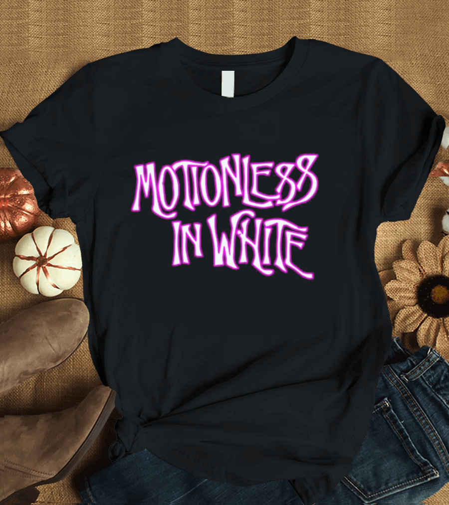 Motionless In White Halloween Shirt Vintage Retro Spooky Band T-Shirt