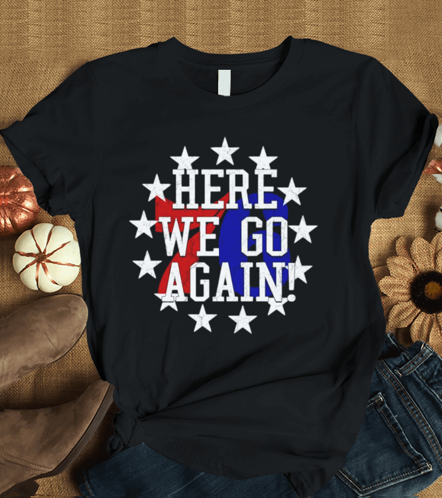 Here We Go Again Philadelphia 76ers Stars T-Shirt