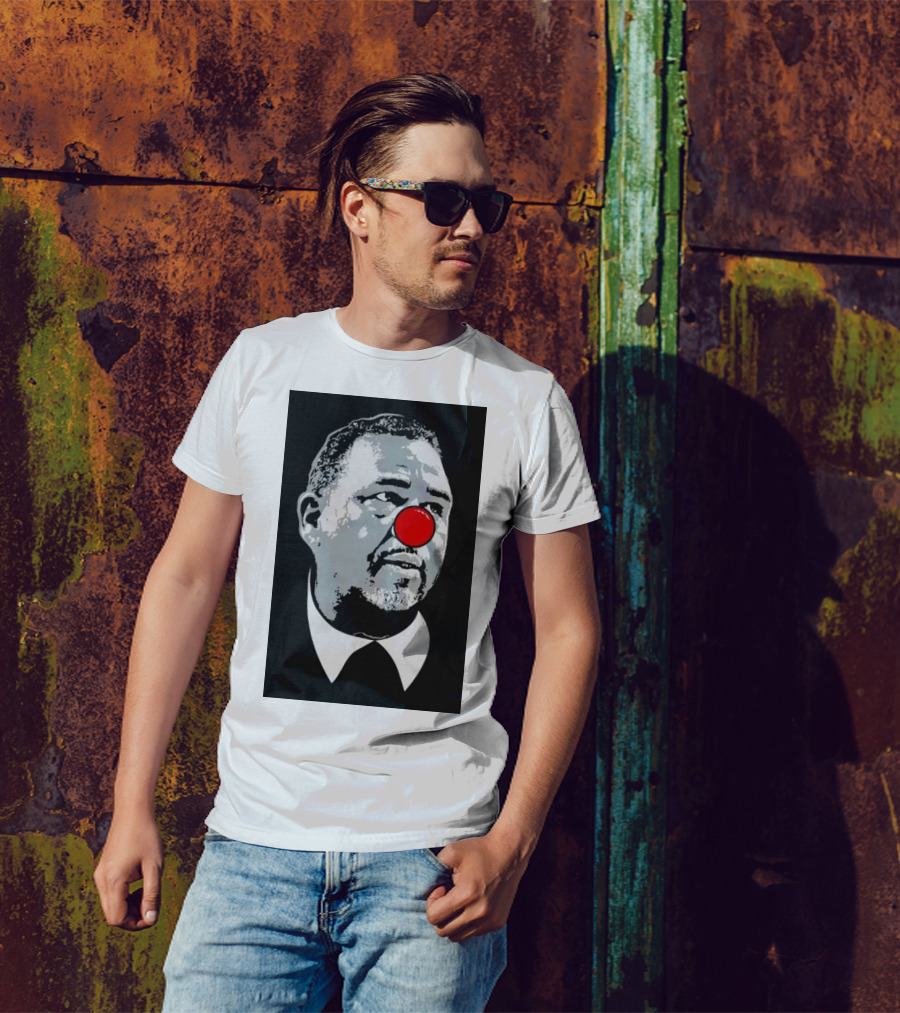 Ed Cooley Clown Red Nose Caricature T-Shirt