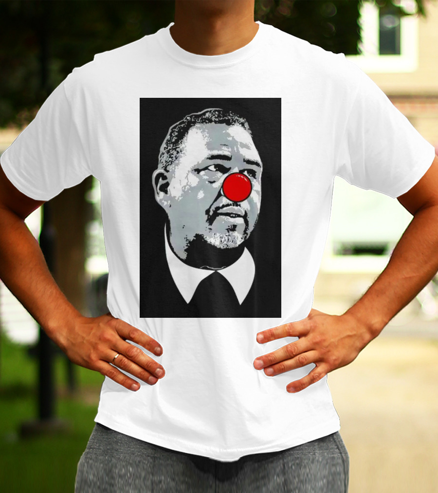 Ed Cooley Clown Red Nose Caricature T-Shirt
