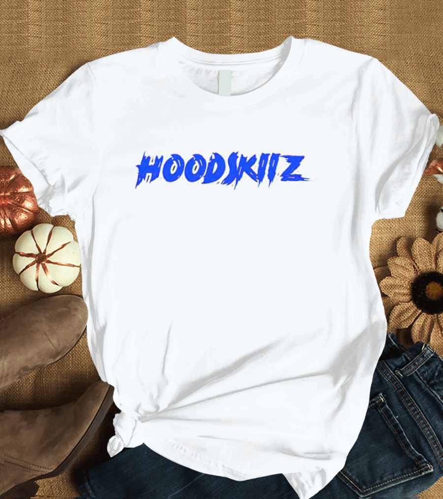 HOODSKIIZ Blue Bold Branding T-Shirt