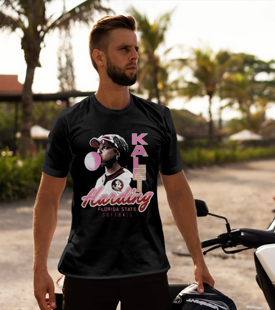 Kalei Harding Florida State Softball Bubblegum Pop T-Shirt