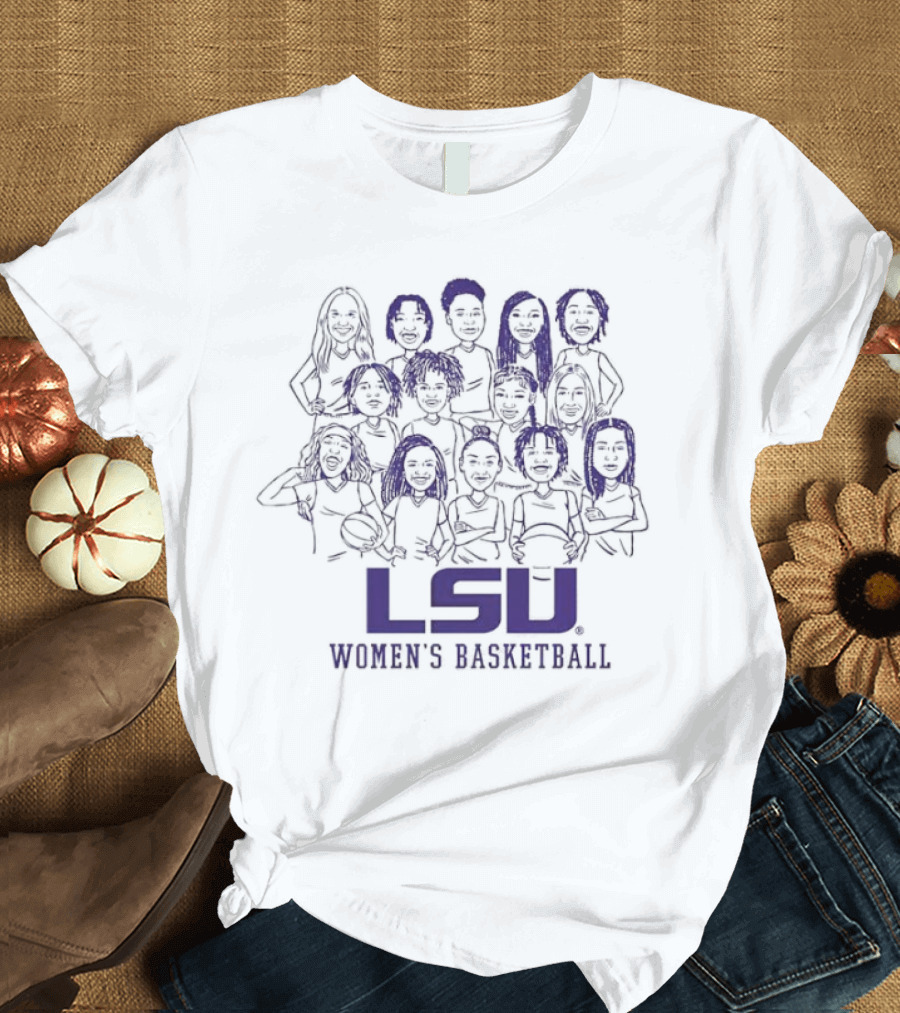 LSU Women's Basketball Team NIL T-Shirt