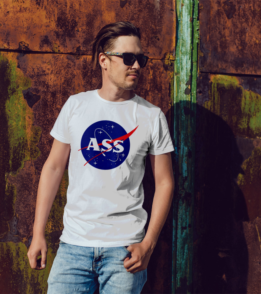 Nasa Ass Logo Space T-Shirt